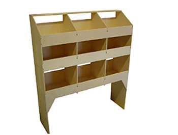 Wooden Rack 9 Pigeon Hole 300mm Deep